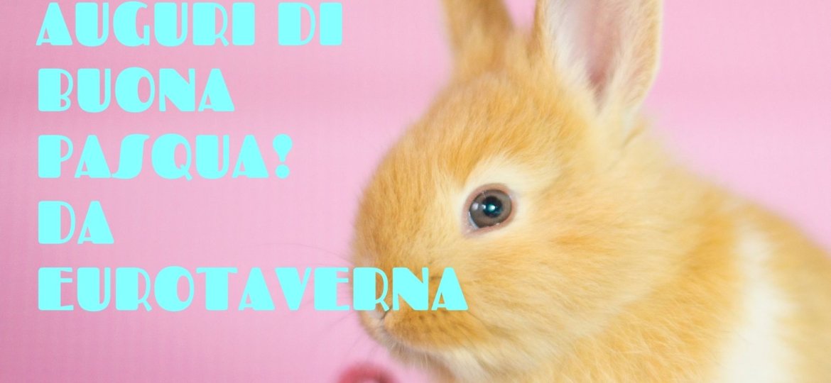 Rosa e Blu Biglietto di Auguri di Pasqua